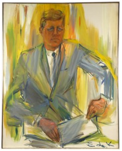 Portrait of John F. Kennedy- Elaine de Kooning