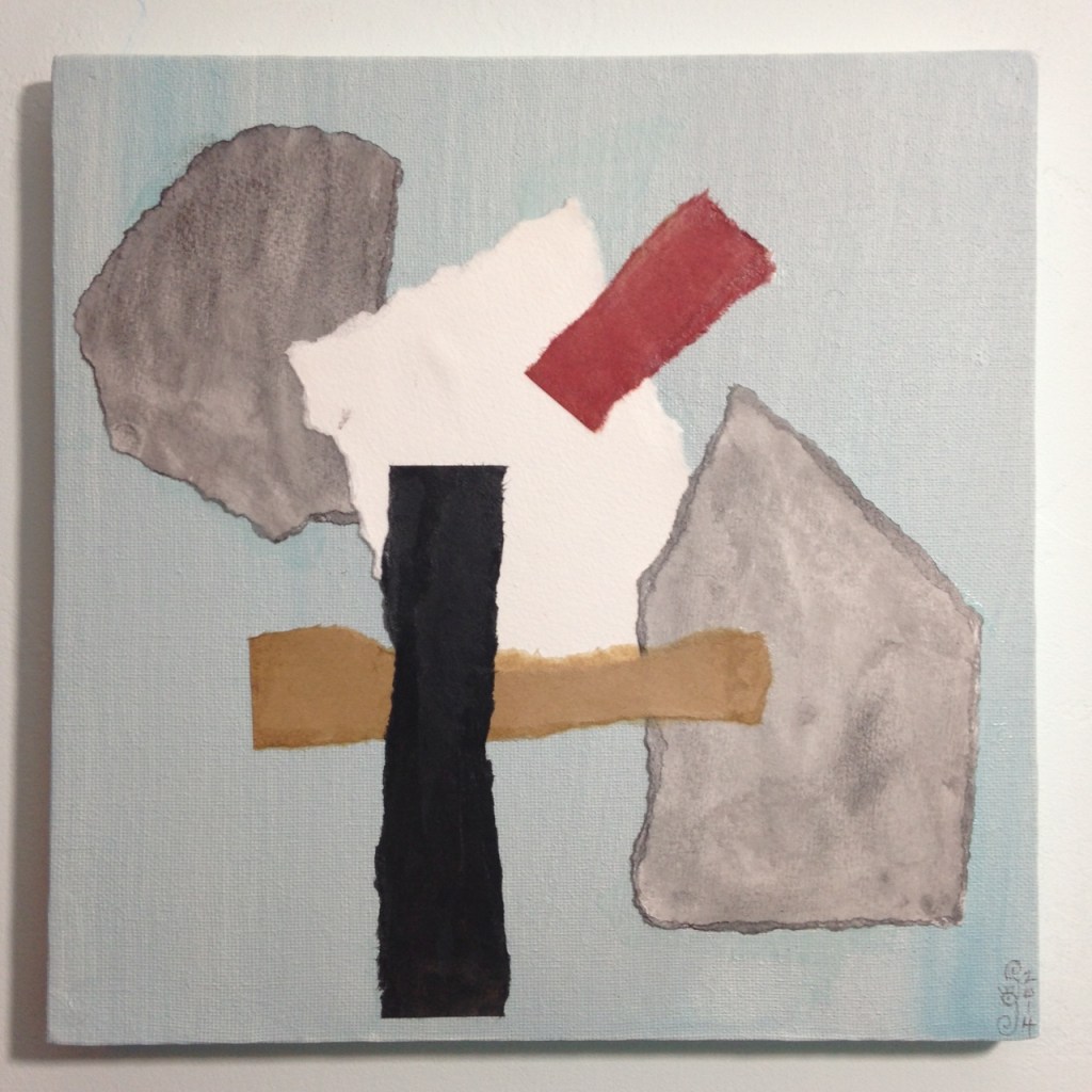 Forme- Tribute to Italo Valenti Linda Cleary 2014 Mixed-Media on Canvas