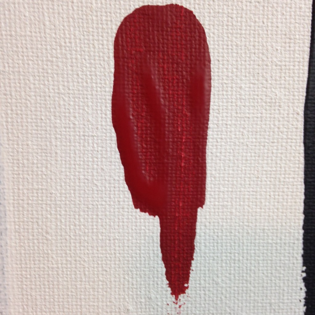 Close-Up 1 Verschiedene Streifen- Tribute to Charlotte Posenenske Linda Cleary 2014 Acrylic applied with palette knife on Canvas