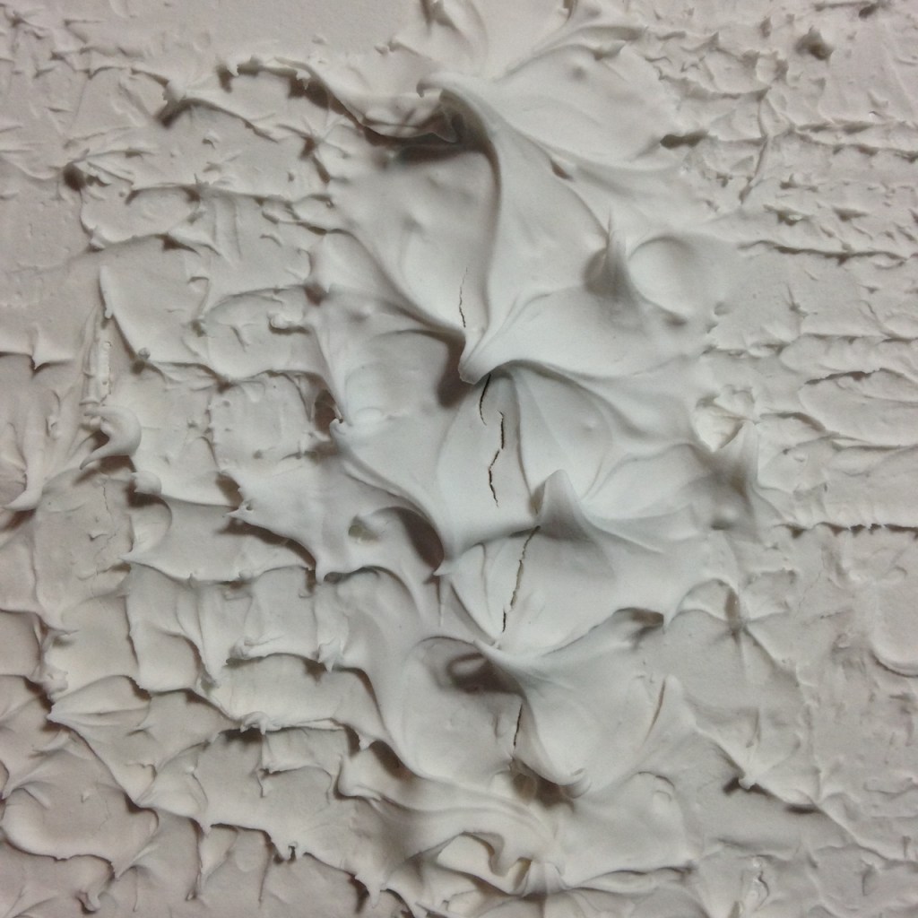 Close-Up 1 Static- Tribute to Michael Staniak Linda Cleary 2014 Modeling Paste on Canvas