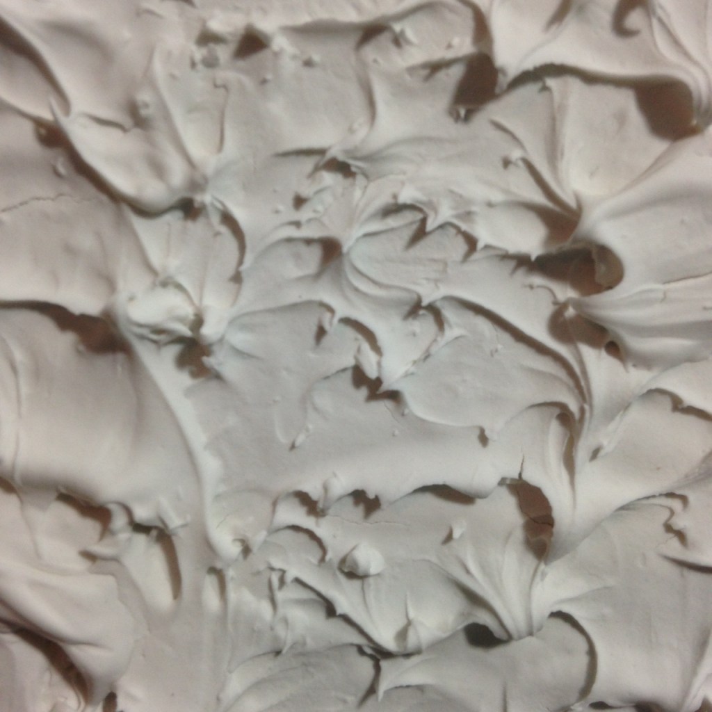 Close-Up 2 Static- Tribute to Michael Staniak Linda Cleary 2014 Modeling Paste on Canvas