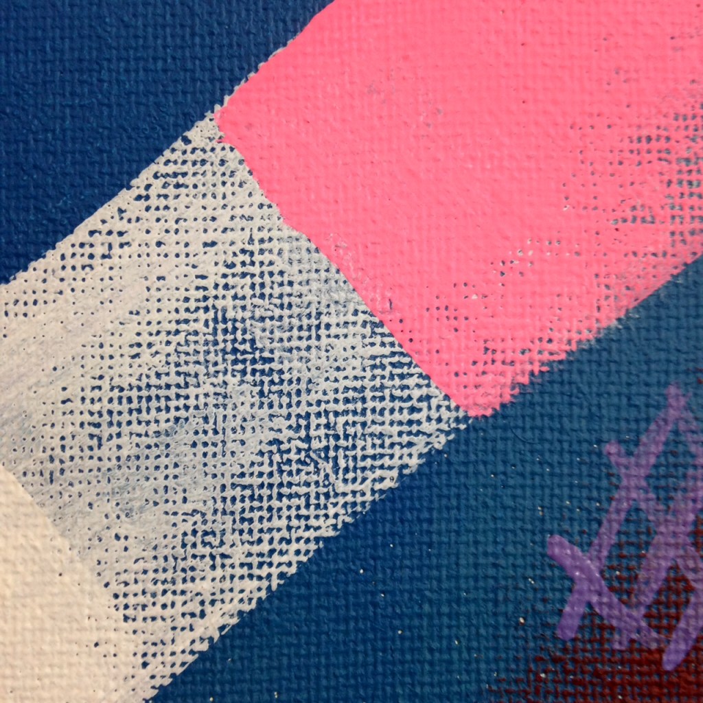 Close-Up 3 Sonata- Tribute to Robert Natkin Linda Cleary 2014 Acrylic on Canvas