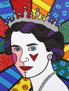Queen Elizabeth II- Robero Britto