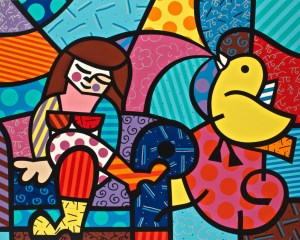 Only You Can Hear- Romero Britto