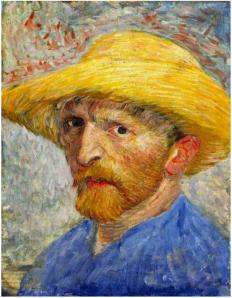Vincent Van Gogh- Self Portrait with Straw Hat