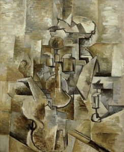 Violin and Candlestick- Georges Braque