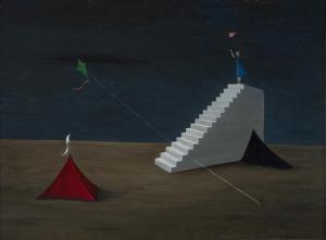 "Between Two Camps" by Gertrude Abercrombie (1948)