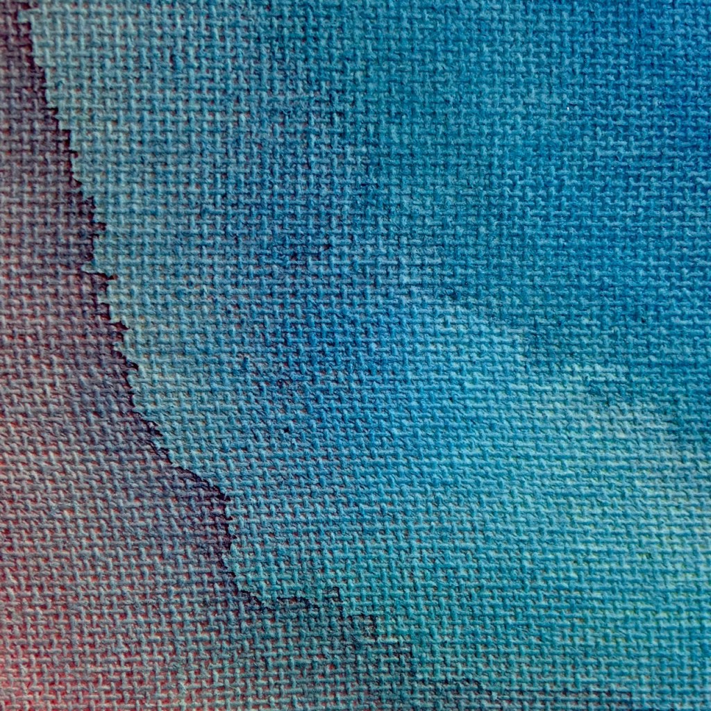 Close-Up 3 Stained- Tribute to Vivian Springford Linda Cleary 2014 Acrylic on Canvas