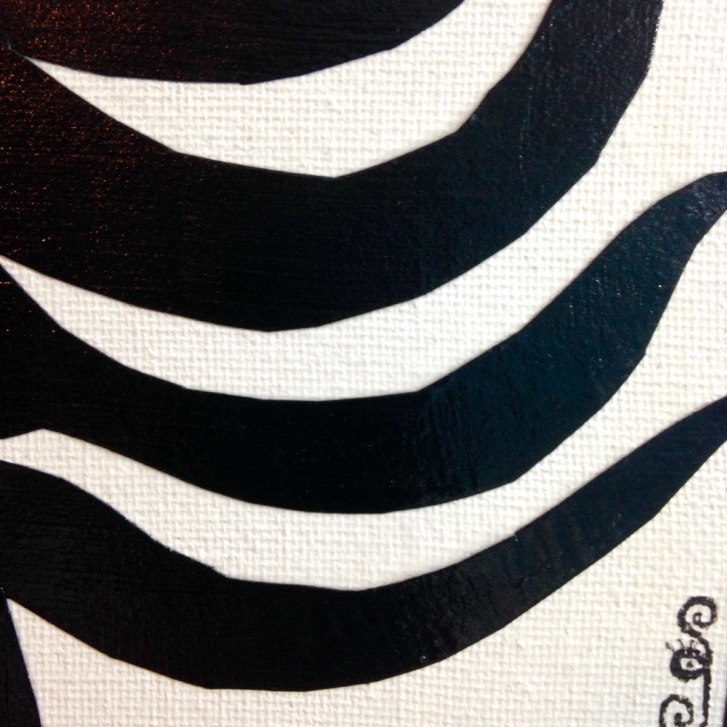 Close-Up 1 Squidman Loves Me- Tribute to Jad Fair Linda Cleary 2014 Mixed-Media on Canvas