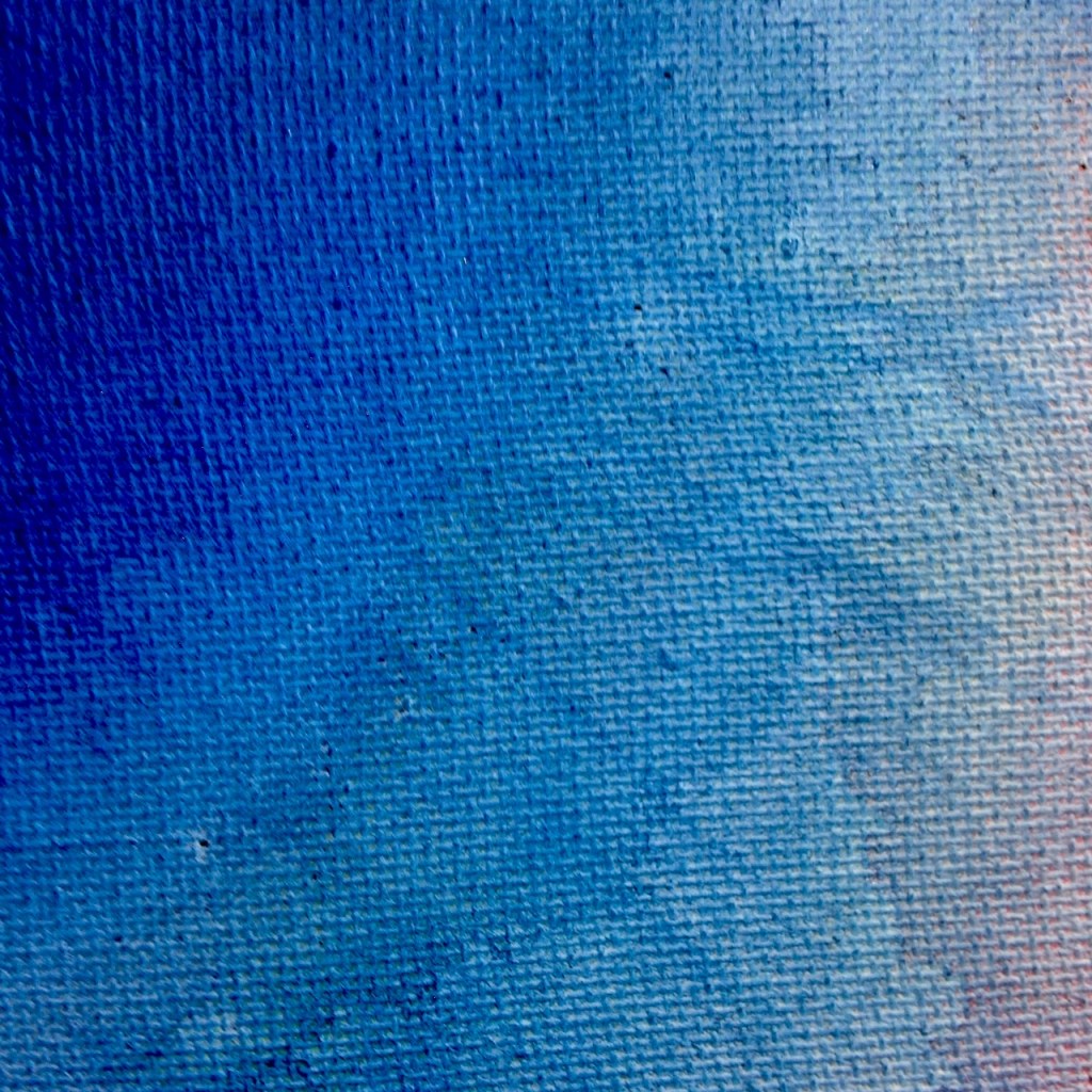 Close-Up 1 Stained- Tribute to Vivian Springford Linda Cleary 2014 Acrylic on Canvas