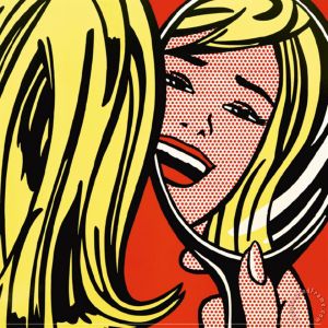 Girl In Mirror- Roy Lichtenstein