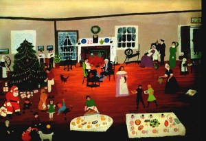 Grandma Moses - Christmas at Home