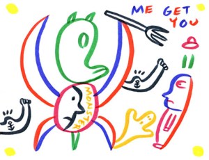 Me Got You (Drawing)- Jad Fair