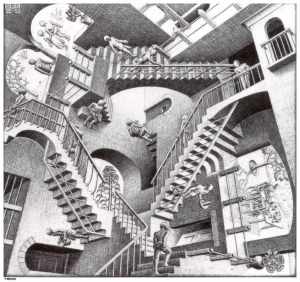 Relativity- M.C. Escher