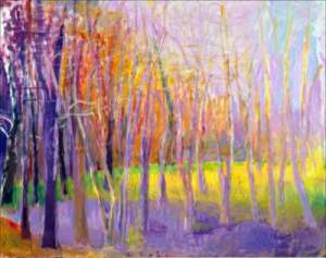 Wolf Kahn - Woodland Swamp