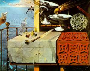 Still Life Moving Fast- Salvador Dali