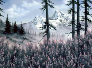 Mountain Blossoms- Bob Ross