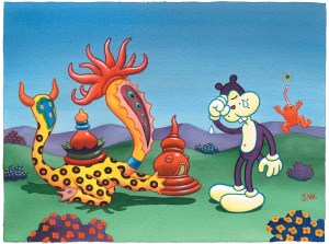 Frank Painting- Jim Woodring