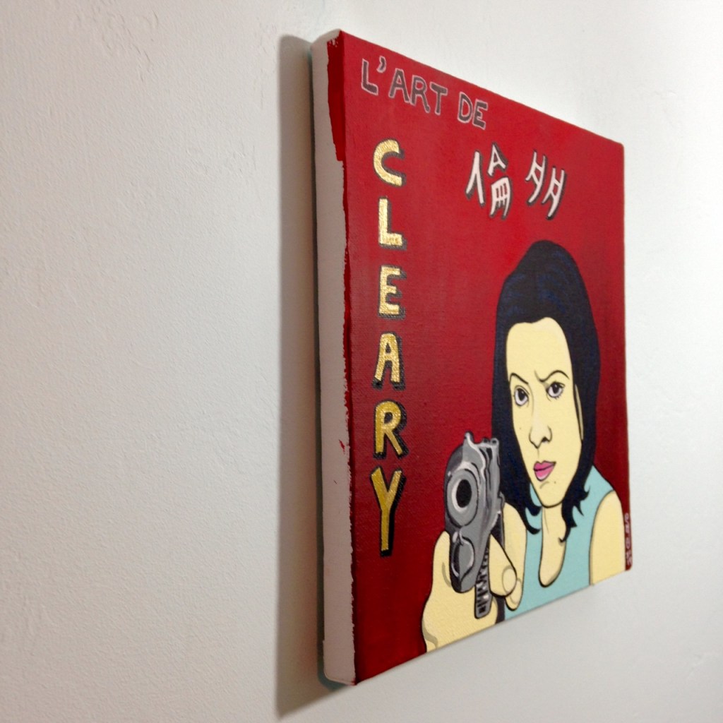 Side-View L' Art De Linda Cleary- Tribute to R. Black Linda Cleary 2014 Acrylic on Canvas