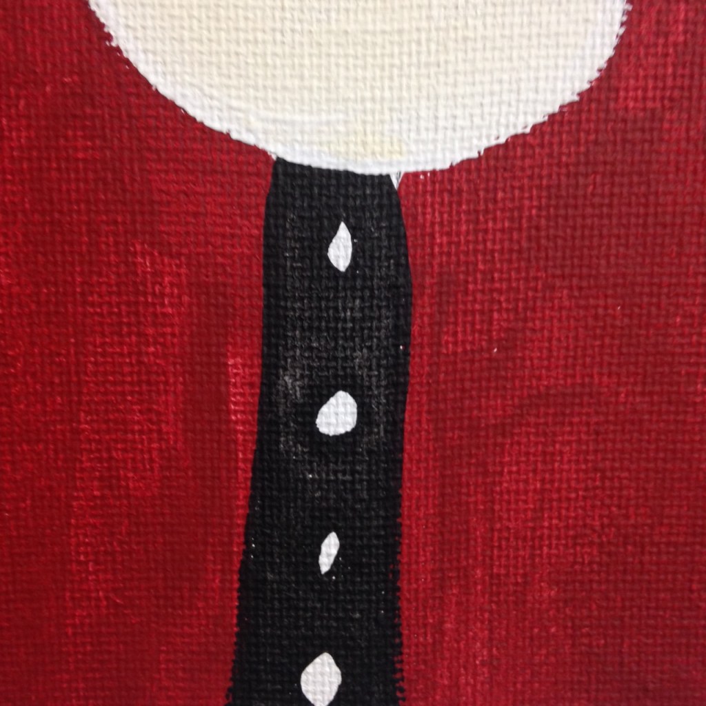 Close-Up 3 Santa- Tribute to Paul Duhem Linda Cleary 2014 Acrylic on Canvas