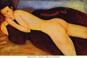 Reclining Nude from the Back- Amedeo Modigliani 