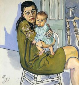 Nancy And Olivia- Alice Neel