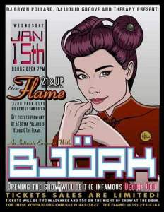 Bjork Poster- R. Black