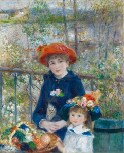 The Two Sister on the Terrace- Pierre-Auguste Renoir
