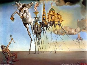 The Temptation of St. Anthony- Salvador Dali