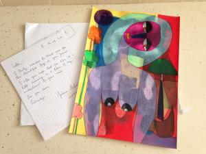 Pierre Silvin Original with a nice note